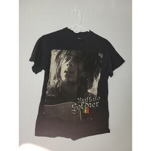 Bob Marley Buffalo Soldier Black Official Size M T Shirt Fifty Six Hope Road